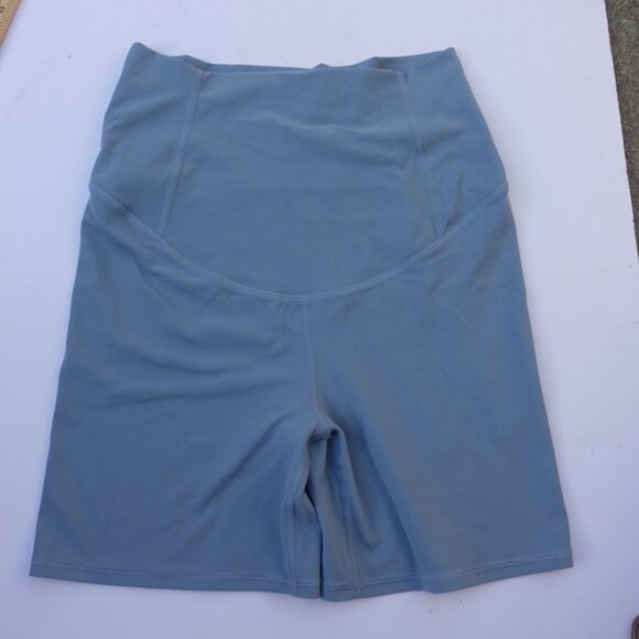 FP Movement by Free People Pants - Free People Movement x Hatch Never Better Maternity Shorts Blue NWOT Size M